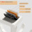 Kitchen Utensils Holder Practical Rotary Tool Hook Holder Wall Mounted Cooking Utensil Rack Rotatable Heavy Duty Hooks A 5