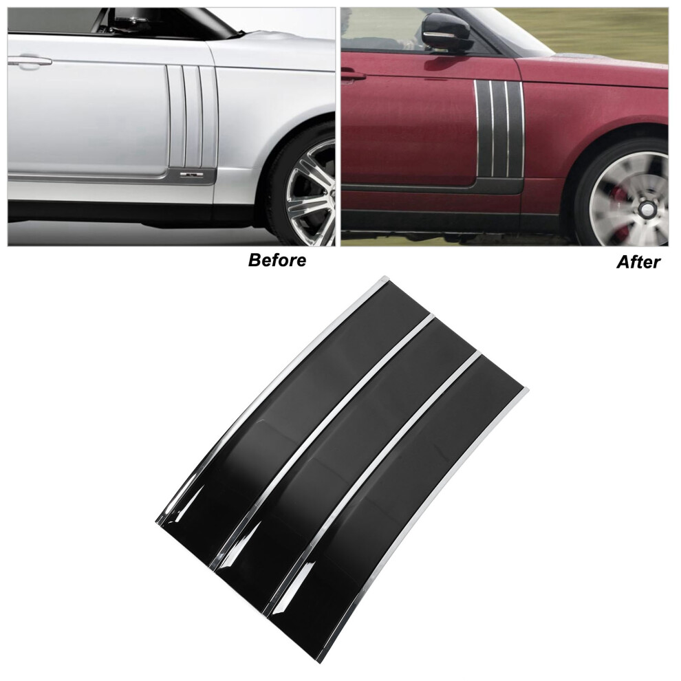 Glossy Side Vent Grille For L405 2013-2021 Black 7055741191176