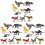 24Stk Dinosaurier Modellset Aus Langlebigem Material Kinder Deko 1