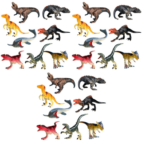 24Stk Dinosaurier Modellset Aus Langlebigem Material Kinder Deko 2