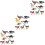 24Stk Dinosaurier Modellset Aus Langlebigem Material Kinder Deko 5