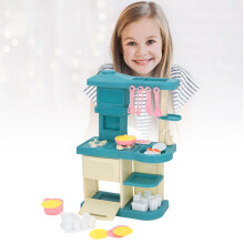 51 Stück Kinderküchenspielset mit Backofen, Spüle, interaktivem Spaß für Kleinkinder