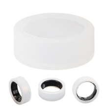 Silicone Ring Cover for Size 11-13, White, Scratch-Resistant Protection