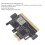 TL611 Pro Debug Card, PCI E Motherboard Analyzer, 84x56mm Black 7