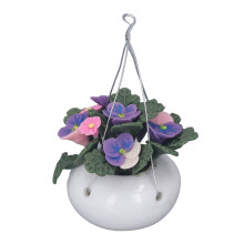 Miniature Dollhouse Plant 1:12 Phalaenopsis Potted Flower Model Decoration