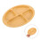 Yellow Adaptive Divided Plate for Adults with Portion Control 7