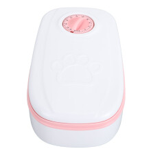 Automatischer Haustierfütterer für Katzen & Hunde, pink, 24x14x7,5 cm