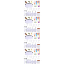 4Ensembles Porte-Clés DIY En Sublimation Couleurs Assorties Décoratifs