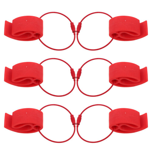 6Pcs Portable Disc Holders Plastic Metal Durable Clip