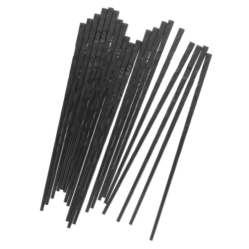 30Pairs Pattern Carved Reusable Plastic Chopsticks Non-Slip for Dinner 2