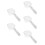 5Pièces Scoop Alimentaire Transparent ABS Avec Clip Pour Animaux 4