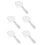 5Pièces Scoop Alimentaire Transparent ABS Avec Clip Pour Animaux 9