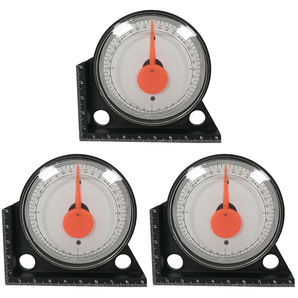 3Pcs Black Angle Meter Tool For Precision Measurement In Woodworking 3701566722593