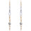 2Pcs Multi Acrylic Bag Chains Retro Decorative Replacement Straps 2