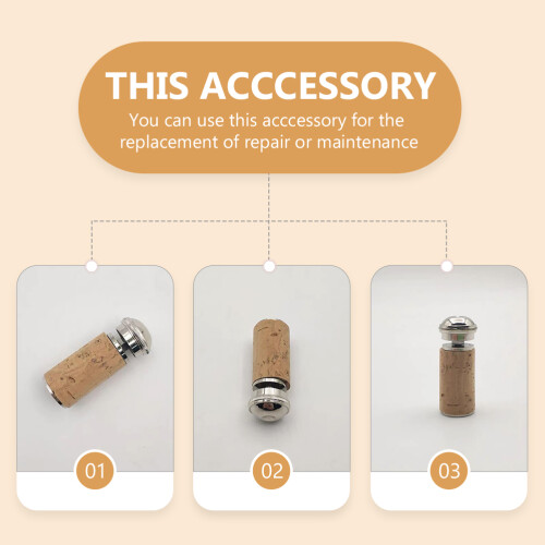 Accessoire Bouchon Flûte En Liège Et Laiton Durable 2