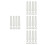 16Pcs Small Transparent Math Rulers with Accurate Scale and Magnifier 1