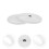 8Rolls White Hook and Loop Adhesive Strips Easy Peel Stick DIY Tapes 8