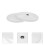 8Rolls White Hook and Loop Adhesive Strips Easy Peel Stick DIY Tapes 10