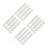 16Pcs Small Transparent Math Rulers with Accurate Scale and Magnifier 5