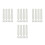 16Pcs Small Transparent Math Rulers with Accurate Scale and Magnifier 7