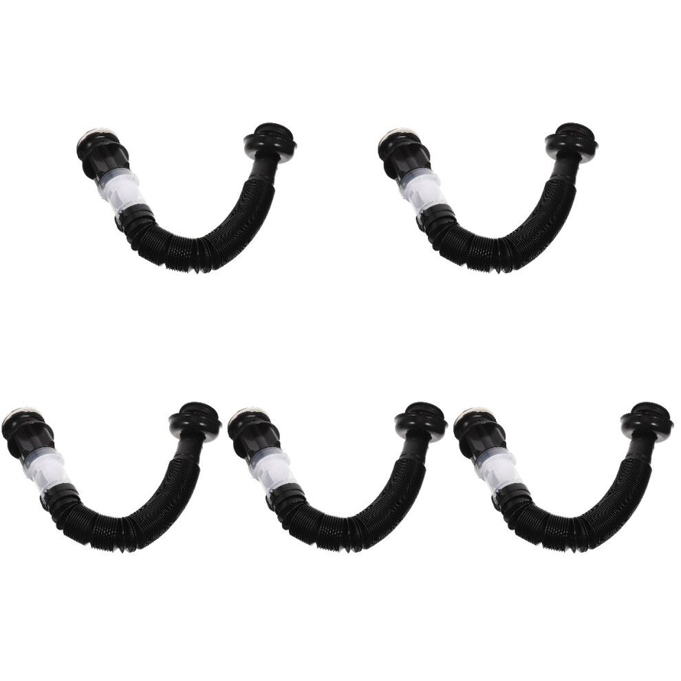5Pcs Leak-Proof Flexible Drain Hose For Sink And Washing Machine Use 3701245400637