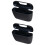 2Pcs Compact Leak Proof Black Auto Trash Can Car Trash Storage 5