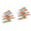 80Pcs Large Eye Plastic Sewing Needles Assorted Colors for Kids Crafts 5