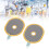 2Pcs Thin Film Pressure Sensor 0.5-50KG, Ring Shaped Force Sensor 14