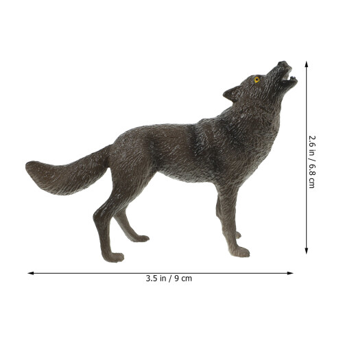 Figure Loup Décorative Plastique Enfant 1