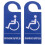 2Pièces Panneaux Handicap PVC Pour Et Usage 1