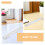 4Pcs Transparent Precision Math Ruler Set with Mini Handheld Magnifier 8