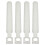 4Pcs Transparent Precision Math Ruler Set with Mini Handheld Magnifier 11