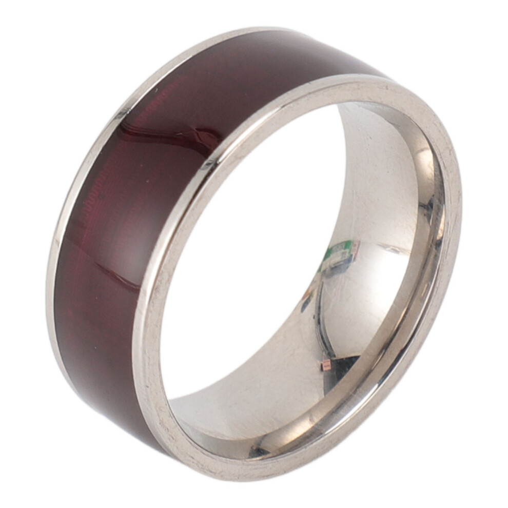 Lightweight Titanium Silver NFC Smart Ring for Mobile Phones with NTAG213