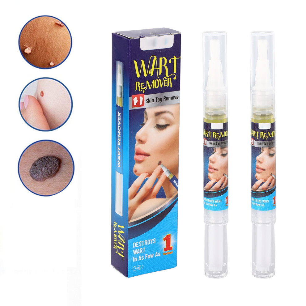 Wipe Off Skin Tag Remover Pen 4ml - Organic Skin Tag Removal Tool