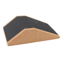 Non-Slip Oak Wood Squat Wedges Block for Calf Stretch & Exercise 23x12x6.5cm