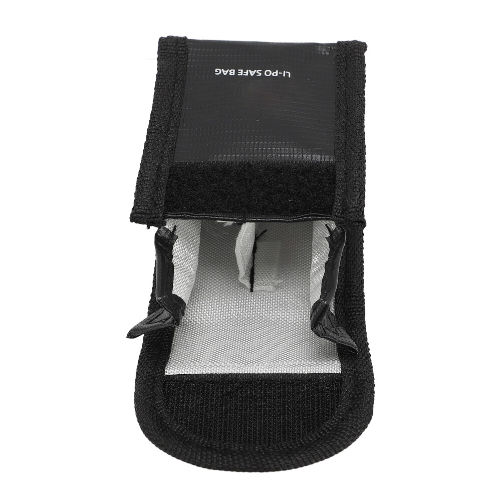 Drone Battery Safe Bag Flame Retardant Explosion Proof Hold 2 Batteries 6911386667616