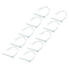10 pièces de broches de sécurité en acier inoxydable 6x70mm avec chaîne pour ATV UTV