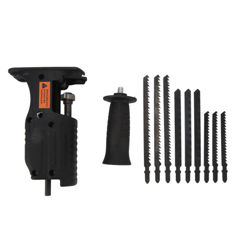 Adjustable Reciprocating Saw Adapter With Quick Blade Change System, Upgraded Stability Rod For Enhanced Performance, Ideal For Multi Purpose Cutting