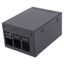 Industrial Microcomputer Case for RasPi 5B, Large Space, Iron Material