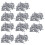 Aquarium Fish Oxygen Air  Tubing Flow Control Valve 200 Pcs Gray 1