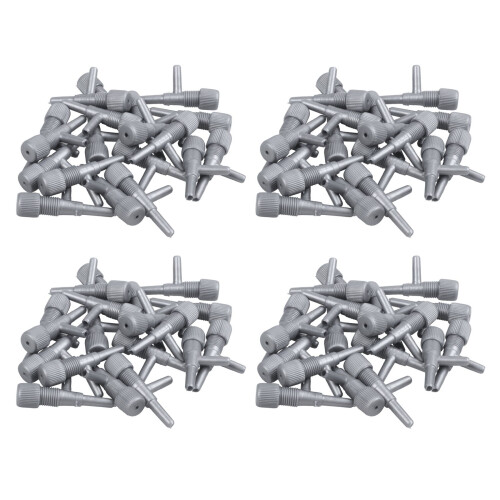 Aquarium Fish Oxygen Air  Tubing Flow Control Valve 80 Pcs Gray 1