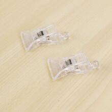 6 PCS 47mm Clear Plastic Wall Suction Cup Clip Clamp