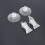 6 PCS 47mm Clear Plastic Wall Suction Cup Clip Clamp 7