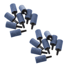 20 Pcs Pierre Grise D'Air Reservoir de Poissons D'Aquarium de Diffuseur D' Oxygene 24mm x 15mm