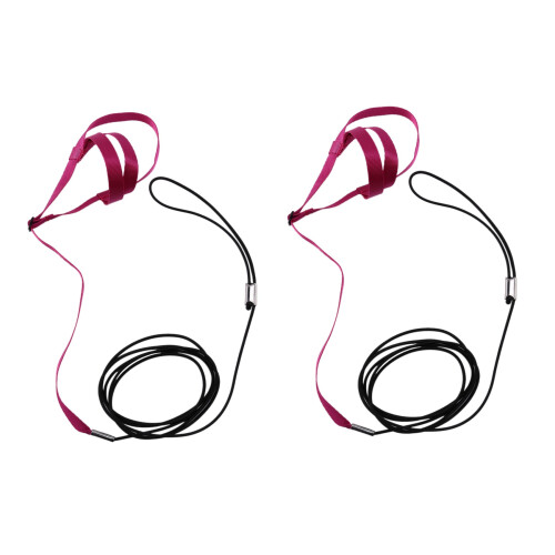 2X Pet Bird Harness and Leash,Adjustable  Bird Harness Leash - Pet Anti-Bite Training Rope