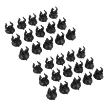 Aquarium Heater Suction Cups Suckers Clips 33mm Dia Holders Clamps for Fish Tank Accessories,30 Pack Black