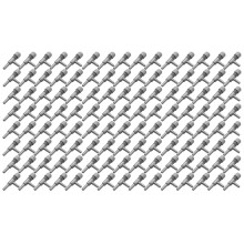 Aquarium Fish OXygen Air Tubing Flow Control Valve 120 Pcs Gray