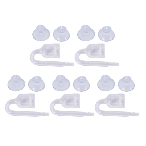 5X Aquarium Fish Tank CO2 Diffuser Carbon DioXide Reactor with Ceramic Disc + 10 Suckers 1