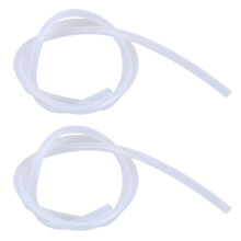 2 Roll 6mm x 8mm Silicone Food Grade Water Air Tube Hose 1 Meter