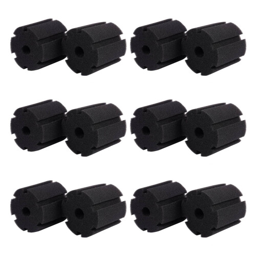 12X Replacement Sponge Filter for XY-380 Black